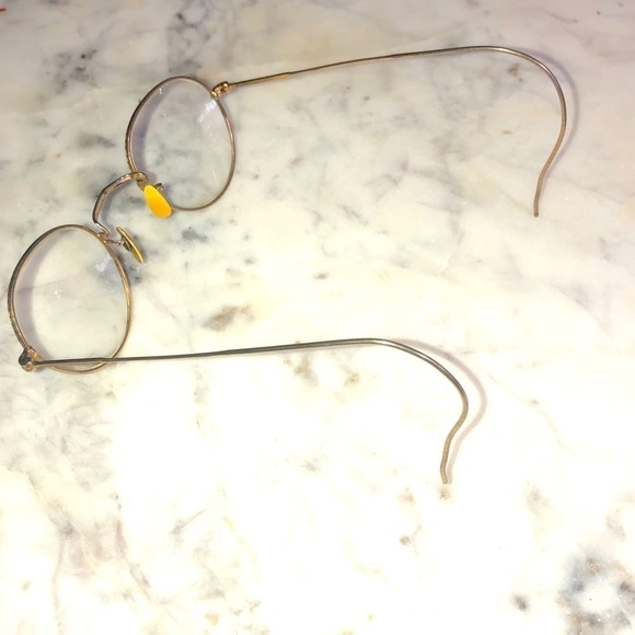 VTG American Optical AO ‘Vesta’ Rolled Plate Gold Fill Wire Frames Eyeglasses - Picture 3 of 13